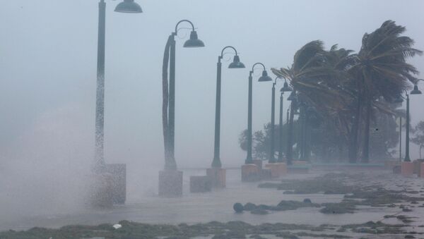 Ураган Ирма бушует на острове Фахардо в северной части Карибского бассейна - Sputnik Беларусь