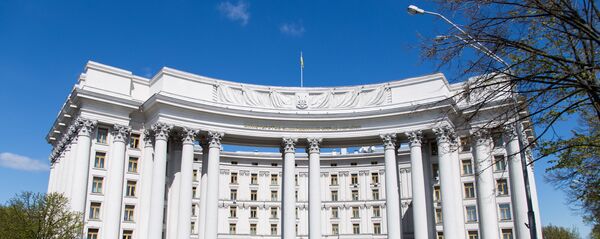 Будынак Міністэрства замежных спраў Украіны ў Кіеве, архіўнае фота Будынак Міністэрства замежных спраў Украіны ў Кіеве, архіўнае фота - Sputnik Беларусь