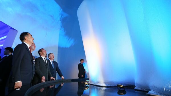 Дмитрий Медведев на выставке ЭКСПО - 2017 в Астане - Sputnik Беларусь