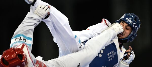 Соревнования по тхэквондо среди мужчин - Sputnik Беларусь