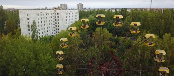 Поляки раскрутили колесо обозрения в Припяти, видео - Sputnik Беларусь