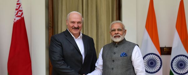 Президент Беларуси Александр Лукашенко и премьер-министр Индии Нарендра Моди - Sputnik Беларусь