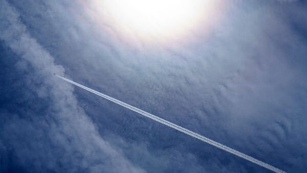 Самолет в небе, архивное фото - Sputnik Беларусь
