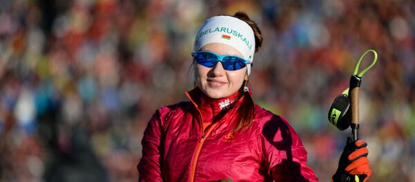 Белорусская биатлонистка Ирина Кривко - Sputnik Беларусь