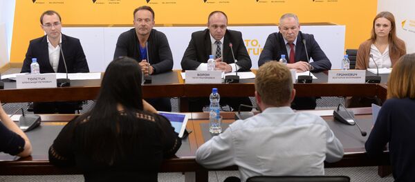 Прэс-канферэнцыя па спартыўных секцыях для школьнікаў - Sputnik Беларусь