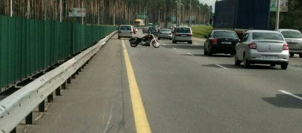 Место аварии на МКАД - Sputnik Беларусь