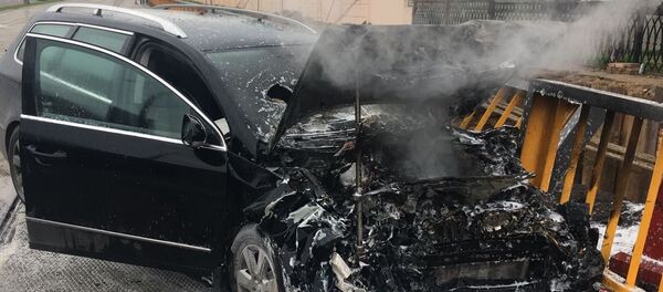 Последствия ДТП на Платонова в Минске - Sputnik Беларусь