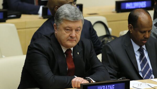 Президент Украины Петр Порошенко на Генеральной ассамблее ООН - Sputnik Беларусь
