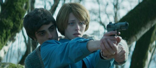 Кадр из фильма Заложники Кадр из фильма Заложники - Sputnik Беларусь