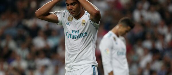 Игроки футбольного клуба Реал - Sputnik Беларусь