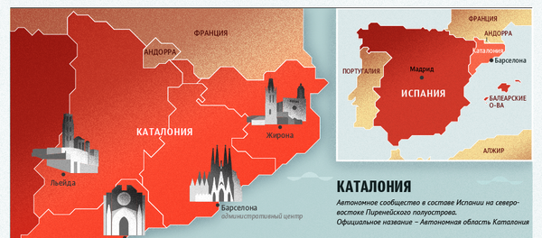Каталония в стремлении к независимости - инфографика на sputnik.by Каталония в стремлении к независимости - инфографика на sputnik.by - Sputnik Беларусь