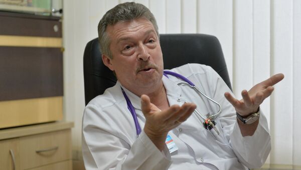 Заведующий приемным отделением 3-й детской больницы Минска Дмитрий Чеснов - Sputnik Беларусь
