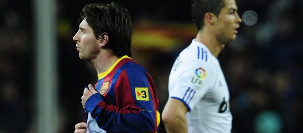 Лионель Месси и Криштиану Роналду, архивное фото Лионель Месси и Криштиану Роналду, архивное фото - Sputnik Беларусь