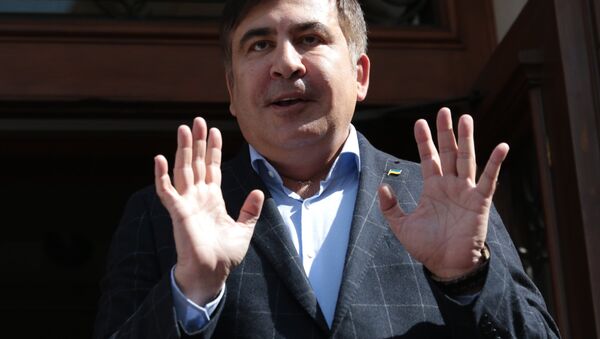 Бывший президент Грузии, экс-губернатор Одесской области Михаил Саакашвили - Sputnik Беларусь