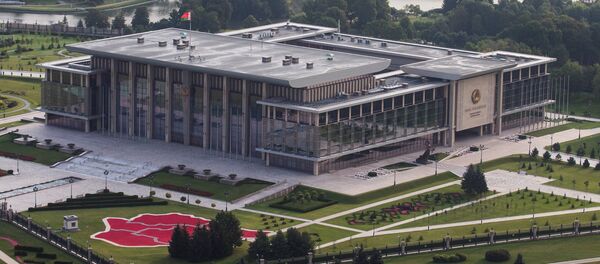 Дворец Независимости (вид сверху) - Sputnik Беларусь