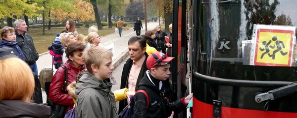 Знак на автобусе - Sputnik Беларусь