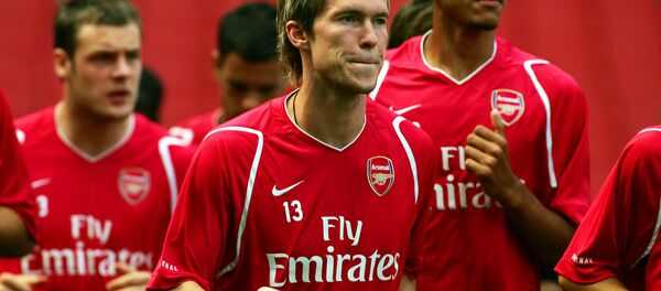 Аляксандр Глеб у складзе лонданскага Арсенала, архіўнае фота - Sputnik Беларусь