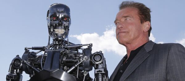 Арнольд Шварценеггер и Терминатор - Sputnik Беларусь