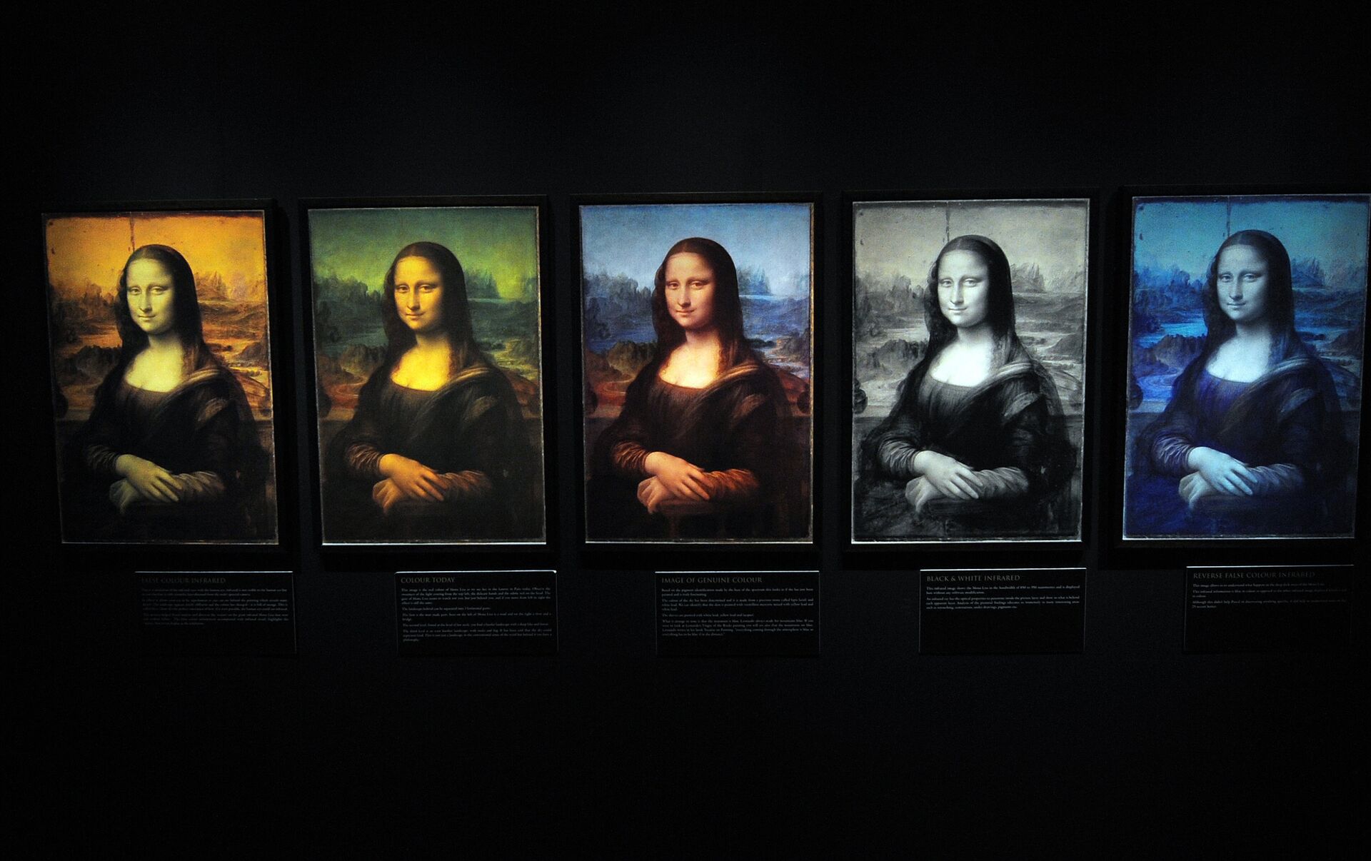 Мона Лиза слои картины