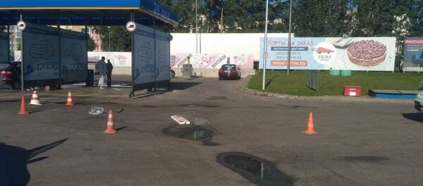 Автомойка, на которой произошло ДТП - Sputnik Беларусь