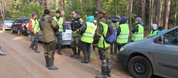 Во время поиска Максима Мархалюка - Sputnik Беларусь