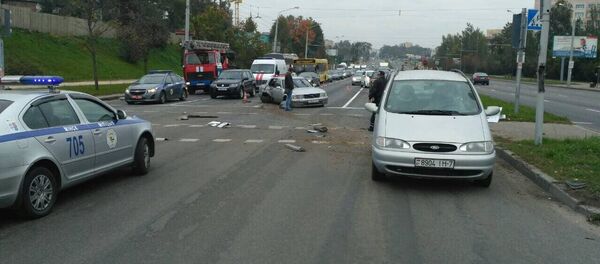 Авария в Минске Авария в Минске - Sputnik Беларусь