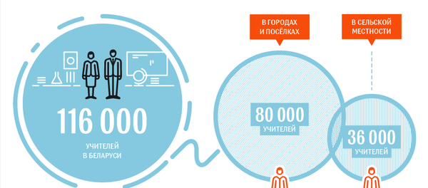 Статистический портрет белорусского учителя – инфографика на sputnik.by - Sputnik Беларусь