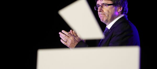 Председатель правительства Каталонии Карлес Пучдемон - Sputnik Беларусь