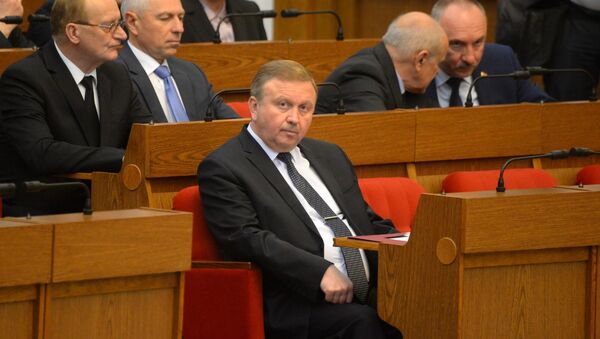 На заседании сессии присутствует премьер-министр Андрей Кобяков - Sputnik Беларусь