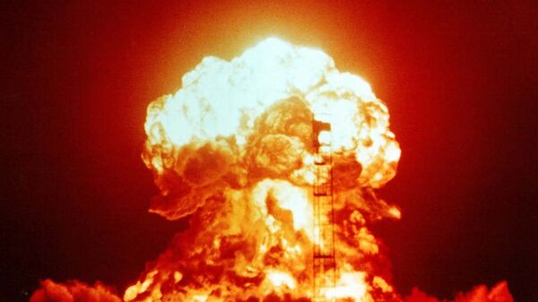 Ядерный взрыв, архивное  фото - Sputnik Беларусь