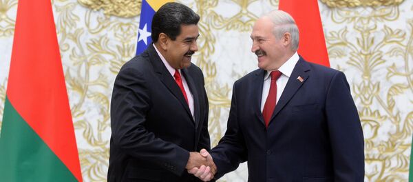 Президент Венесуэлы Николас Мадуро прибыл во Дворец Независимости в Минске - Sputnik Беларусь