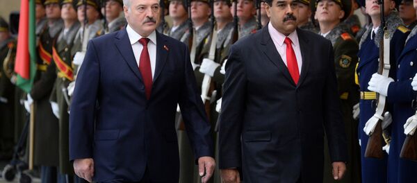 Президент Венесуэлы Николас Мадуро прибыл во Дворец Независимости в Минске на встречу президентом Александром Лукашенко - Sputnik Беларусь