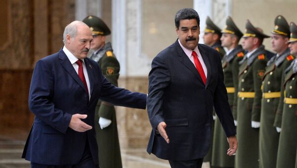 Александр Лукашенко встречает в Минске своего венесуэльского коллегу Николаса Мадуро - Sputnik Беларусь