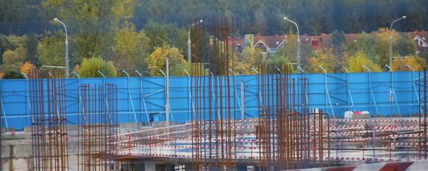 На месте бывшего автовокзала Восточный теперь долгострой Газпрома - Sputnik Беларусь