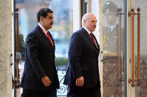 Президент Венесуэлы Николас Мадуро и президент Беларуси Александр Лукашенко в Минске - Sputnik Беларусь