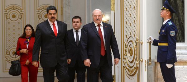 Президент Беларуси Александр Лукашенко на встрече президента Венесуэлы Николаса Мадуро - Sputnik Беларусь