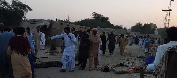 Место происшествия в Пакистане - Sputnik Беларусь