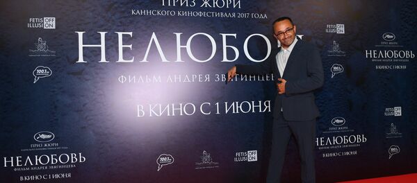 Рэжысёр Андрэй Звягінцаў на прэм'еры свайго фільма Нялюбасць Рэжысёр Андрэй Звягінцаў на прэм'еры свайго фільма Нялюбасць - Sputnik Беларусь