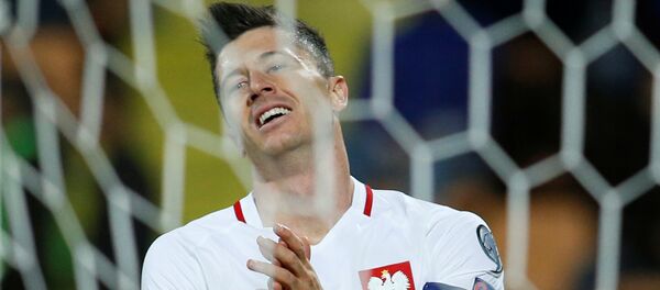 Польский футболист Роберт Левандовски - Sputnik Беларусь