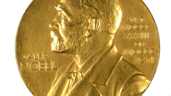Медаль, вручаемая лауреату Нобелевской премии - Sputnik Беларусь