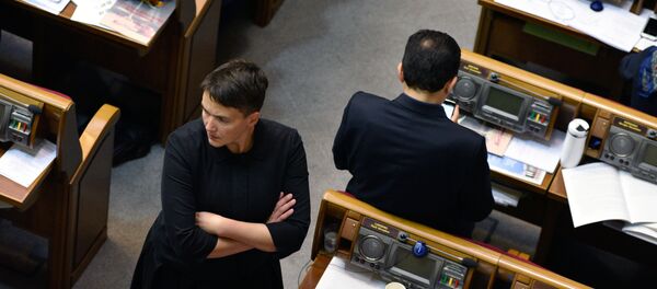 Депутат Верховной рады Надежда Савченко, архивное фото - Sputnik Беларусь