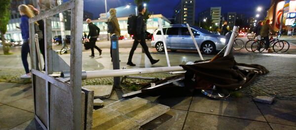 Берлинская площадь Александрплац после шторма Ксавьер - Sputnik Беларусь