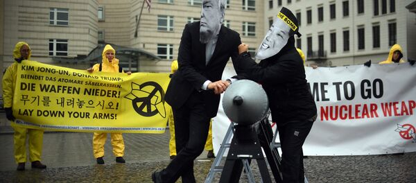Акывісты ICAN у Берліне Акывісты ICAN у Берліне - Sputnik Беларусь