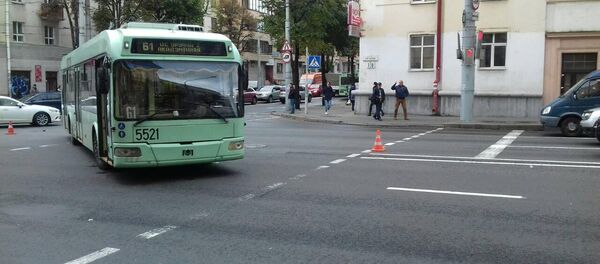 Место ДТП в Минске - Sputnik Беларусь