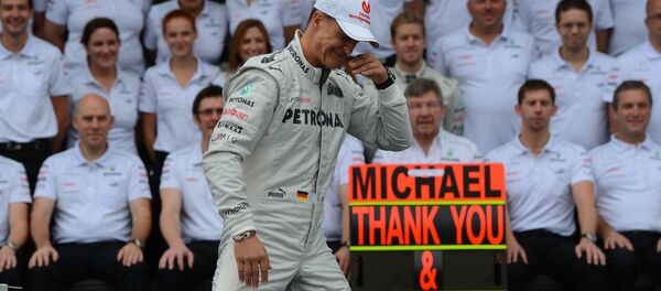 Немецкий автогонщик Михаэль Шумахер, архивное фото - Sputnik Беларусь