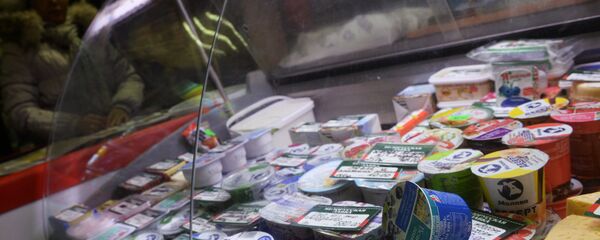 Продажа белорусских продуктов в Москве - Sputnik Беларусь