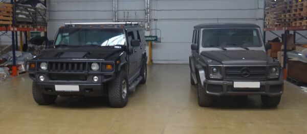 Бронированные автомобили, изъятые у серба - Sputnik Беларусь