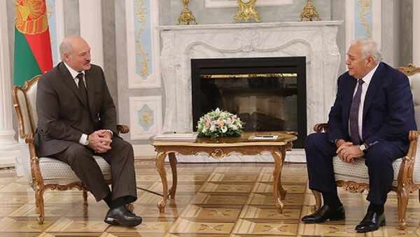 Встреча Александра Лукашенко с председателем парламента Азербайджана Октаем Асадовым - Sputnik Беларусь