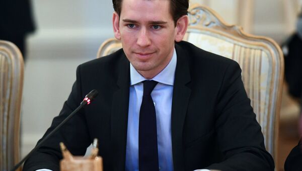 Министр иностранных дел Австрии Себастьян Курц, архивное фото - Sputnik Беларусь