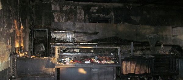 Сгоревший магазин - Sputnik Беларусь